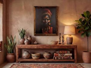 Canvas Wandbild 70x90 - Queen of Colors