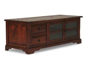 Massiver TV-Schrank Catana aus Kiefer, lackiert, braun