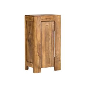 Massive Badezimmerunterschrank aus palisanderholz, lackiert, braun – 42×30×80 cm