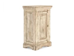 Massive Badezimmer-Unterschrank Patina aus Mangoholz, lackiert, naturfarben – 48×33×80 cm