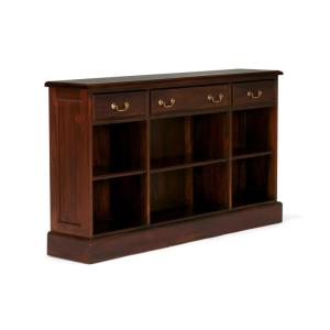 Massiver Besteckschrank Cambridge I aus Mahagoni, lackiert, braun