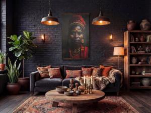 Canvas-Wandbild 90x150 „Queen of Colors“