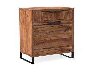 Massive Kommode Sydney aus Akazienholz, lackiert, braun