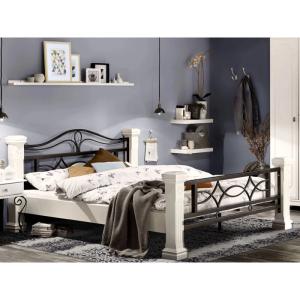 Bett Byzanz 140x200 weiß