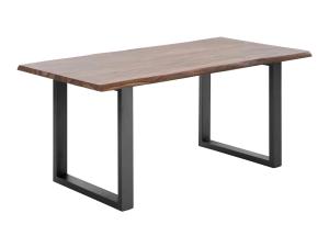 Massiver Esstisch Bullwer aus Palisander, lackiert, braun – 230×100 cm