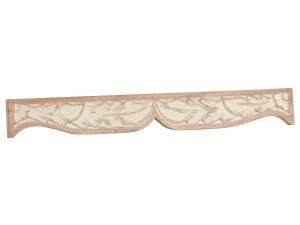 Massiver Handtuchhalter Delhi aus Mangoholz, lackiert, braun – 85 cm