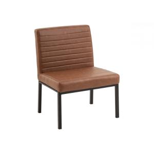 Polsterstuhl Wingston XXL, Tragfähigkeit 250 kg, hellbraun, Material Kunstleder/Metall