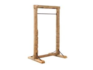 Massive Garderobe Kavali aus recyceltem Altholz, unbehandelt, braun