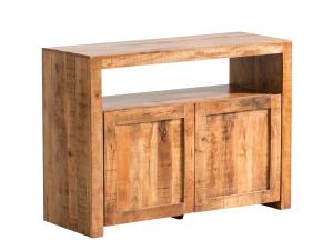 Massive Kommode Country aus Mangoholz, lackiert, braun – 117×45×85 cm