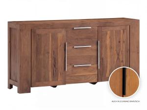 Sideboard Osvaro - Silberfarbene Metallgriffe