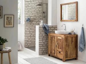 Badezimmer-Set Laredo 80cm Akazie