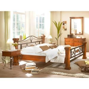 Bett Byzanz 180x200 braun