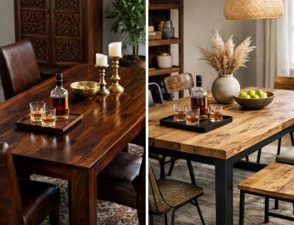 Esstisch aus Palisander oder Mangoholz: Das Herz Ihres Esszimmers