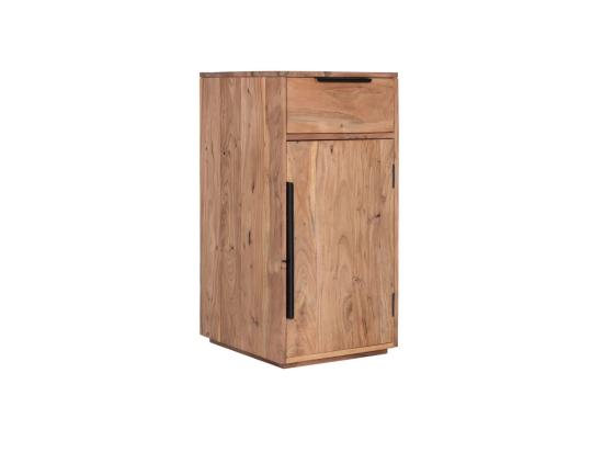 Masivní komoda Auckland z akáciového dřeva, lakovaná, hnědá