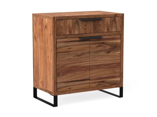 Masivní komoda Sydney z akácie, lakovaná, hnědá