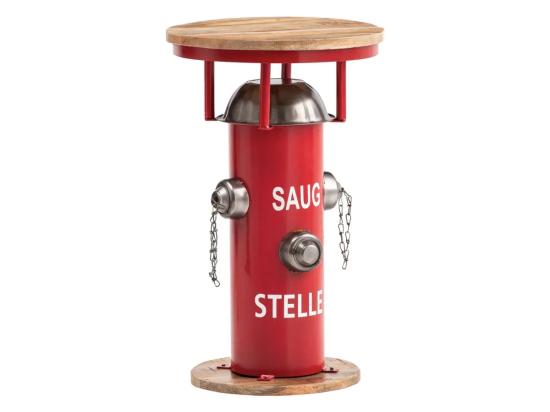 Odkládací stolek Bolton červený