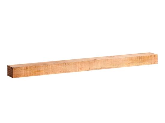 Masivní nástěnná police Amberley z mangového dřeva, lakovaná, hnědá – 160 cm