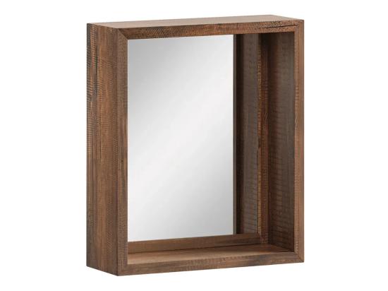 Zrcadlo Sidora 56x65 tmavá borovice