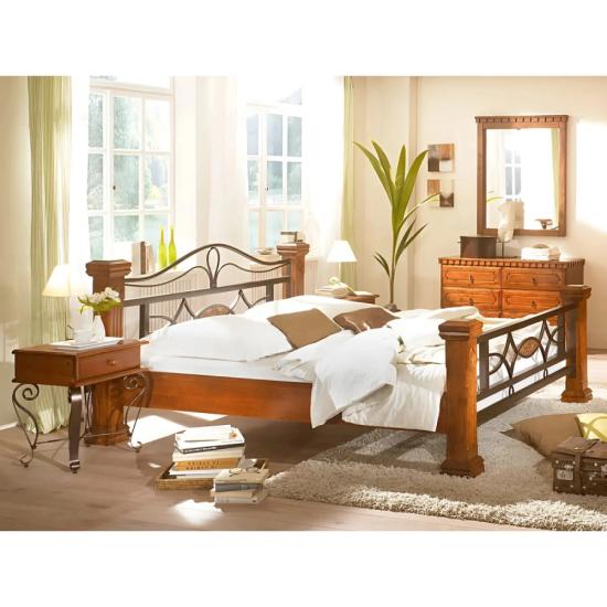 Bett Byzanz 180x200 braun