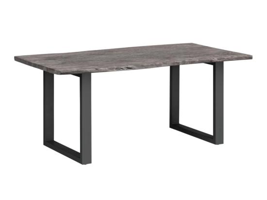 Masivní jídelní stůl Bullwer z akácie, lakovaný, šedý – 230×100 cm