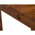 Masivní jídelní stůl Cubus z palisandru, rozkládací, lakovaný, hnědý – 120×80 cm