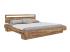Masivní postel Indra z borovice, lakovaná, hnědá – 180×200 cm