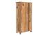 Masivní šatní skříň Kavali z recyklovaného dřeva, nezpracovaná, hnědá – 90×45×185 cm