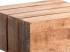 Masivní konferenční stolek Dakota z mangového dřeva, lakovaný, hnědý – 70×70×35 cm