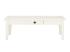 Masivní konferenční stolek Catana z borovice, lakovaný, bílý – 130×65×45 cm