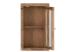 Masivní nástěnná skříňka Delhi z mangového dřeva, lakovaná, hnědá – 44×20×70 cm