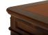 Masivní psací stůl Cambridge z mahagonu, lakovaný, hnědý – 160×80×80 cm