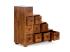Masivní komoda Merlin z palisandru, lakovaná, hnědá