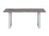 Masivní jídelní stůl Bullwer z akácie, lakovaný, šedý – 140×90 cm