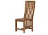 Masivní židle Castello z palisandru, lakované, hnědé – sada 2 ks