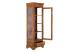 Masivní vitrína Merlin z palisandru, lakovaná, hnědá