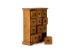 Masivní komoda Texas z akácie, lakovaná, přírodní – 58×25×82 cm