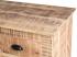 Masivní komoda Caribou z mangového dřeva, lakovaná, přírodní barva