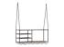 Závěsný Regál 100x46x30 cm