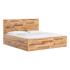 Masivní postel Mayari 180x200 s úložným prostorem, borovice, lakovaná