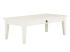 Masivní konferenční stolek Catana z borovice, lakovaný, bílý – 130×65×45 cm