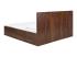 Masivní postel Palison z palisandrového dřeva, lakovaná, hnědá – 192×212×110 cm