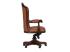 Masivní kancelářské křeslo Cambridge II z mahagonu, lakované, hnědé