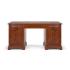 Masivní psací stůl Catana z borovice, lakovaný, hnědý – 160×70×78 cm