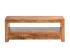 Masivní TV stolek Country z mangového dřeva, lakovaný, hnědý – 115×45×55 cm