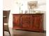 Masivní komoda Catana z borovice, lakovaná, hnědá – 170×50×90 cm