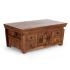 Masivní konferenční stolek Fox z palisandru, lakovaný, hnědý – 110×60×45 cm