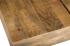 Masivní konferenční stolek Amberley z mangového dřeva, lakovaný, přírodní – 80×80 cm