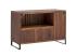 Masivní umyvadlová skříňka Sydney z akácie, lakovaná, hnědá – 105×45×74 cm