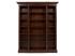 Masivní knihovna Cambridge I z mahagonu, lakovaná, hnědá – 168×34×210 cm