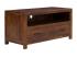 Masivní televizní stolek Palison z palisandru, lakovaný, hnědý – 100×42×50 cm